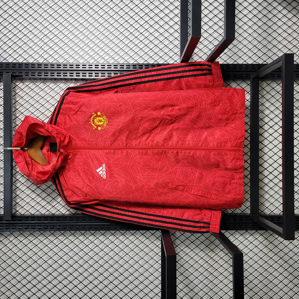 Manchester United 23-24 DNA Windbreaker Jacket - Red